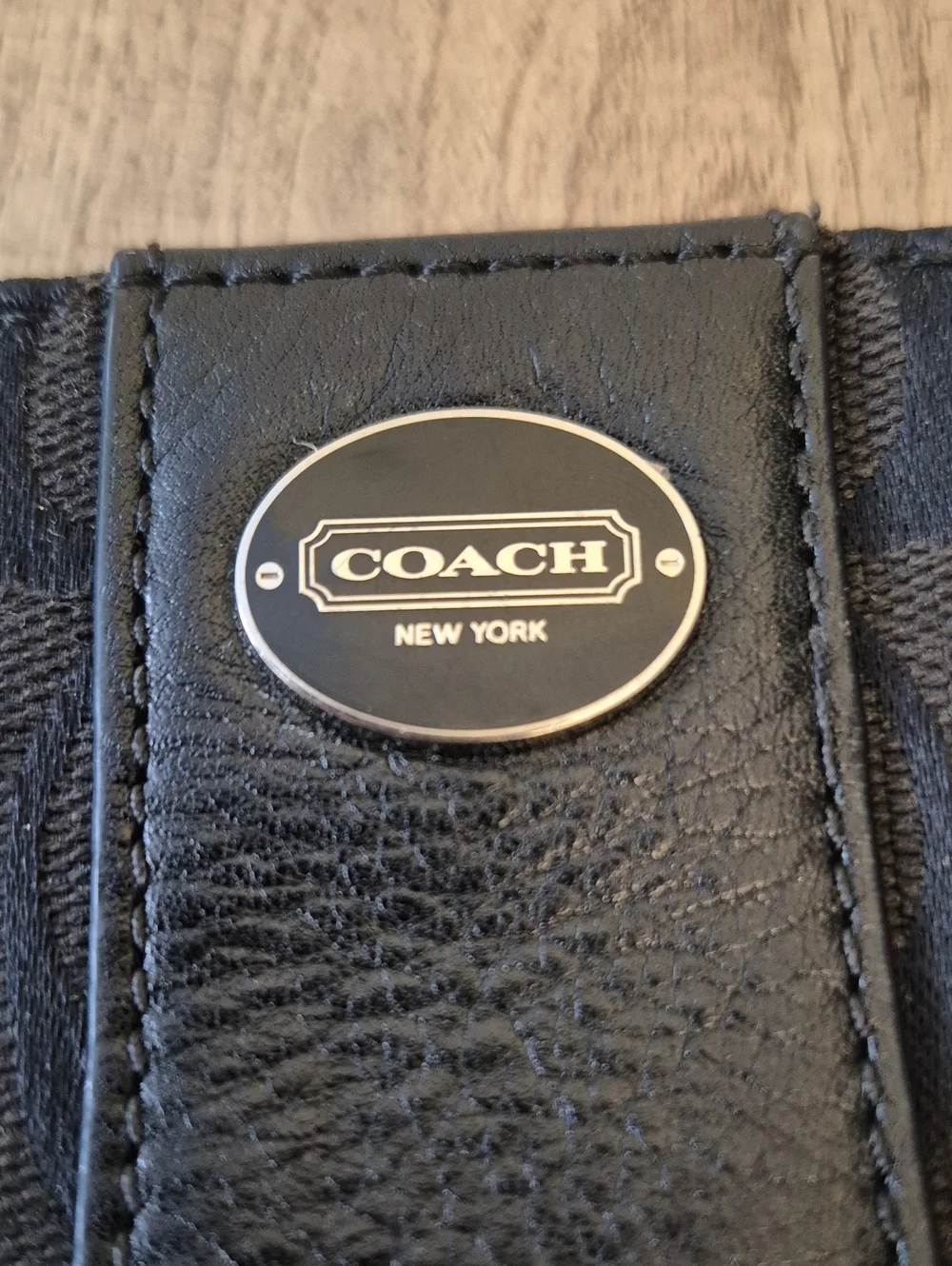 * Authentic Coach, Black Wristlet